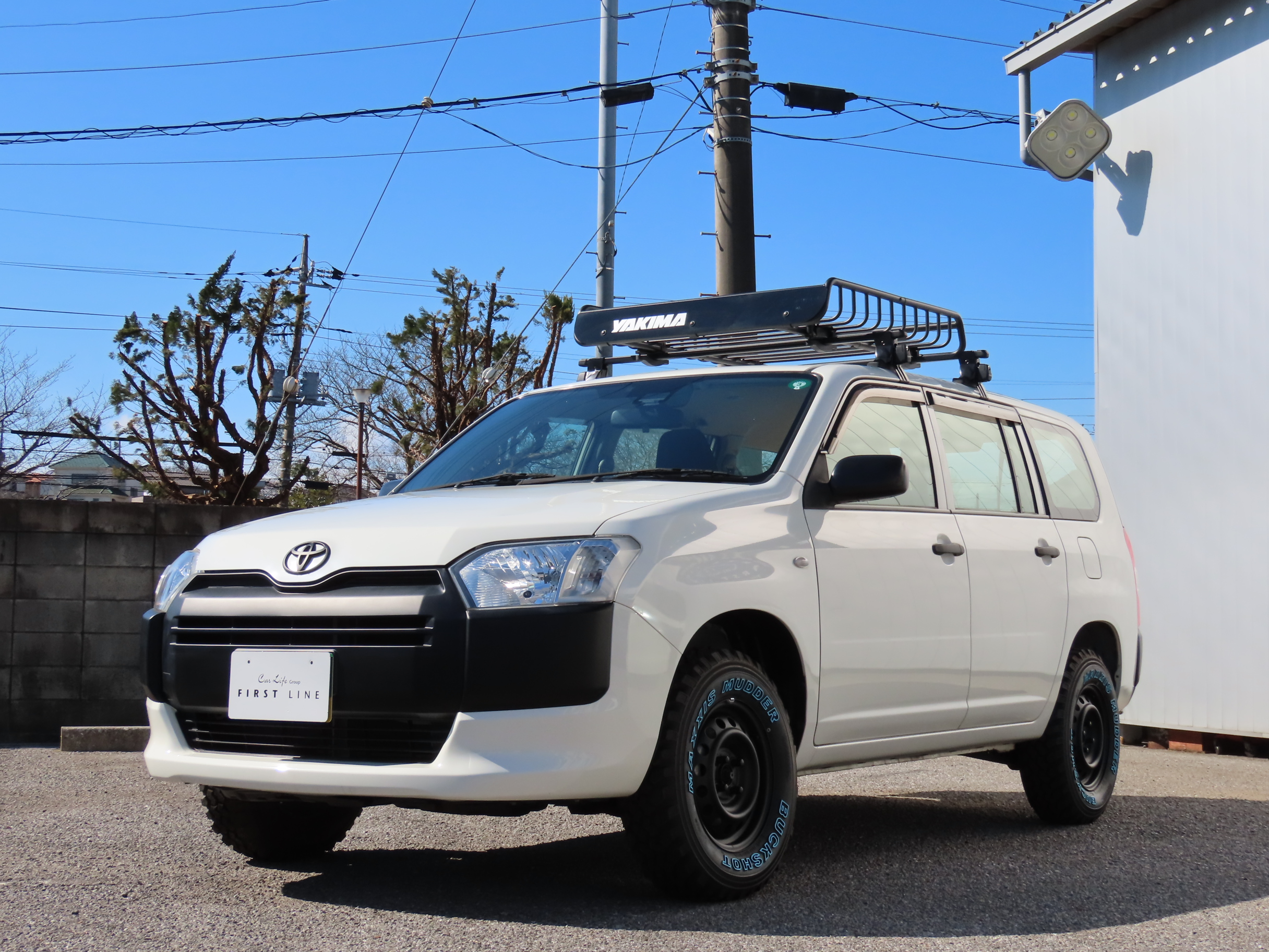 当社製作 アウトドア仕様 プロボックスバン 4wd リフトアップ ルーフラック ダウンライト カーライフオート公式webサイト